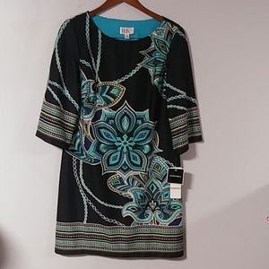 Black dress with embellishments